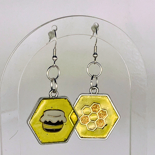 Bees Dangle Earrings