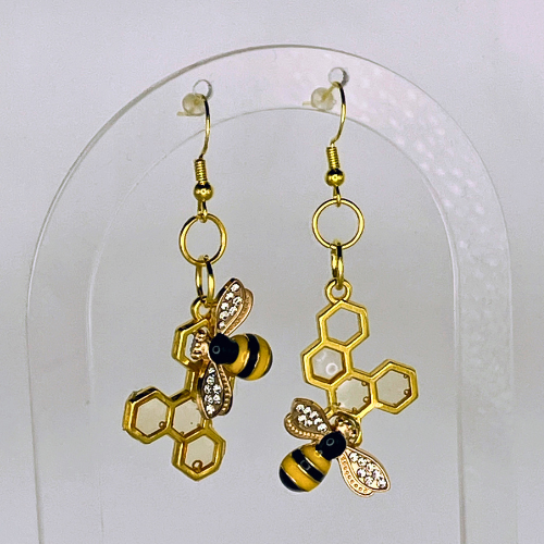 Bees Dangle Earrings