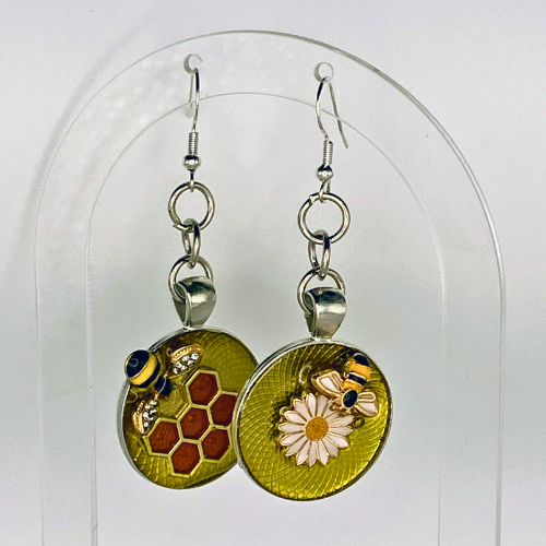 Bees Dangle Earrings