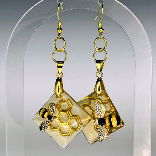 Bees Dangle Earrings