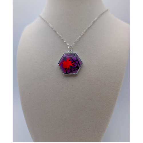 Spooky Vibes Cute Spider Necklace