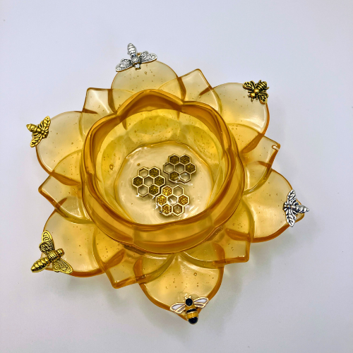 Bees - Flower Candle Holder