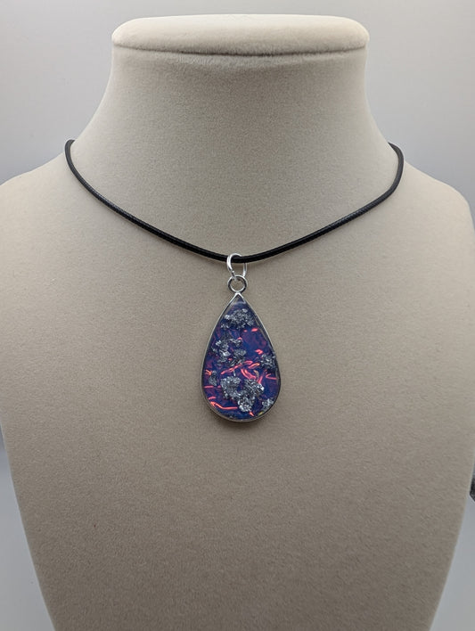 Fae Wilds Purple Teardrop Necklace