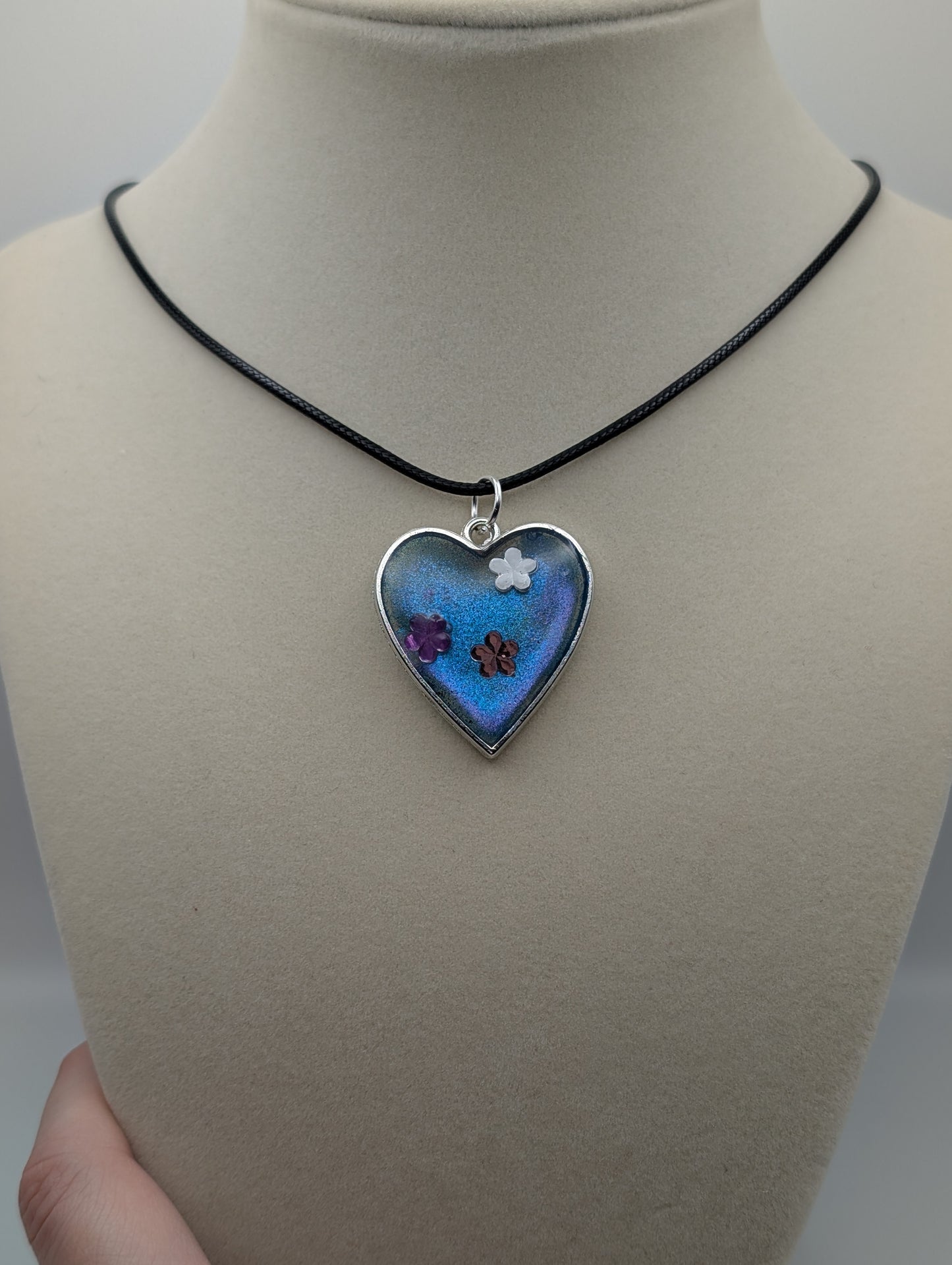 Fae Wilds Blue Heart Necklace