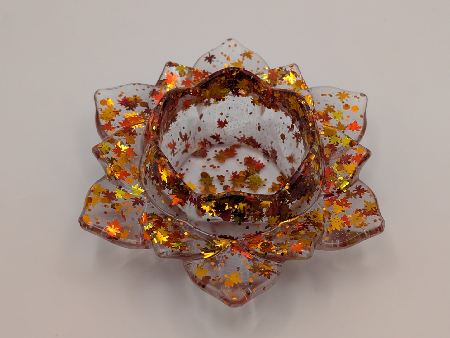 Fall Feelings Flower Candle Holder