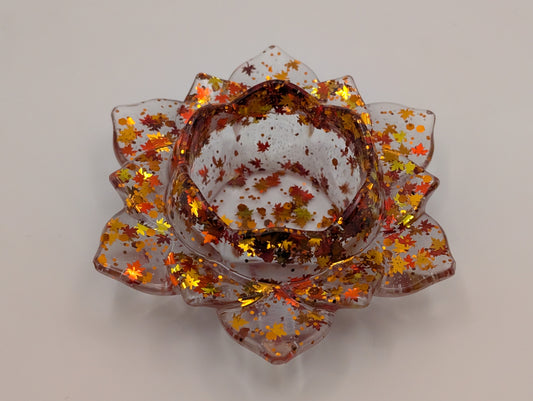 Fall Feelings Flower Candle Holder