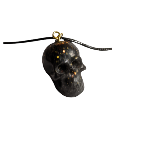 October Colors Necklace - Black and Gold
