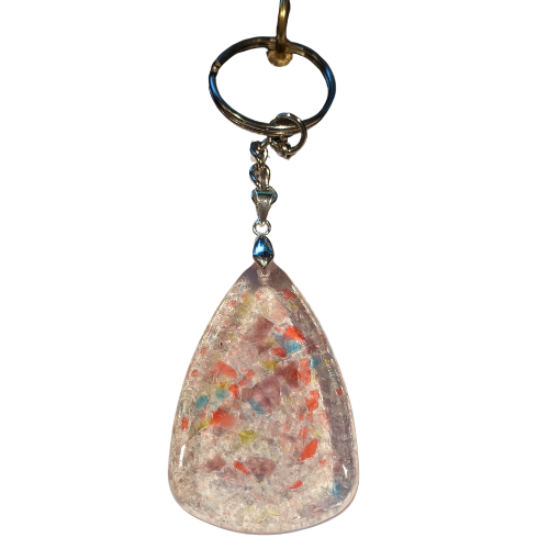 Teardrop keychain