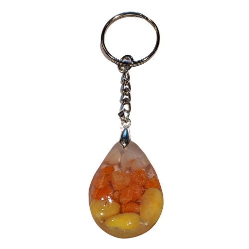 Candy Corn Keychain