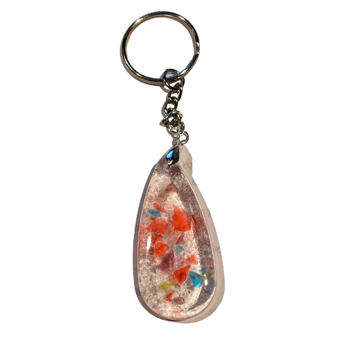 Teardrop keychain