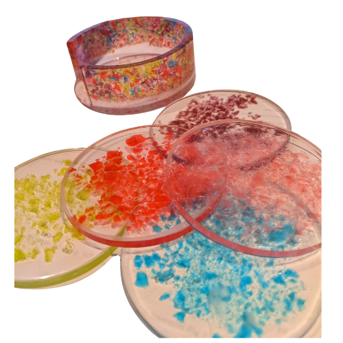 Sweet Candy Coasters with Holder