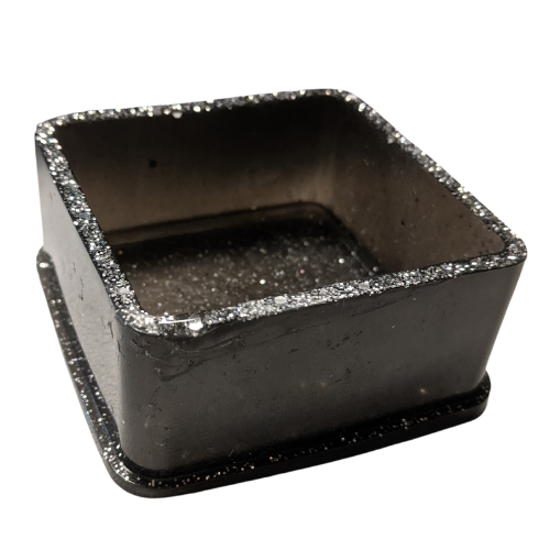 Black and Silver Trinket Box