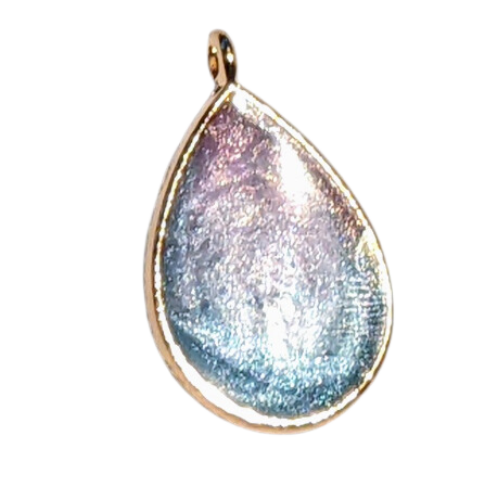 Teardrop Pendant - blue and purple ***Pendant ONLY***